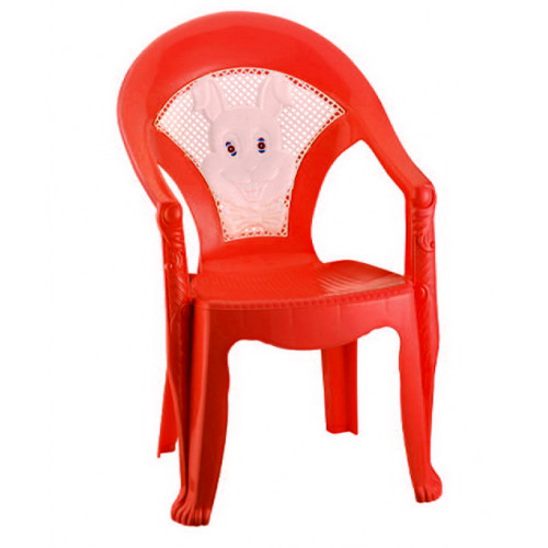 Крісло дитяче Білий заєць красний