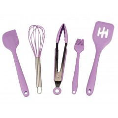Пензлик 1962 силікон набір + лопатка + вінчик + щипцІ