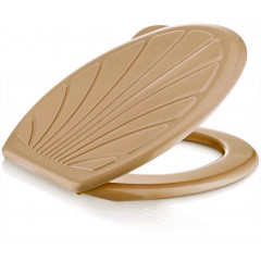 Сиденье для унитаза Ракушка укр бежевый