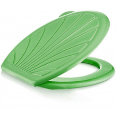 Сидіння для унітазу Ракушка укр салатовий