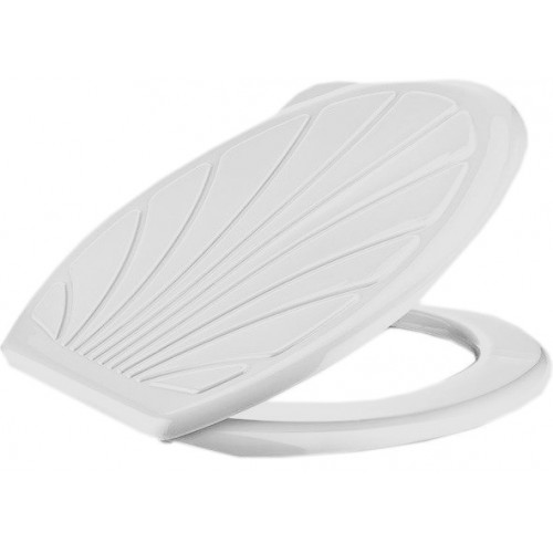 Сиденье для унитаза Ракушка укр белый