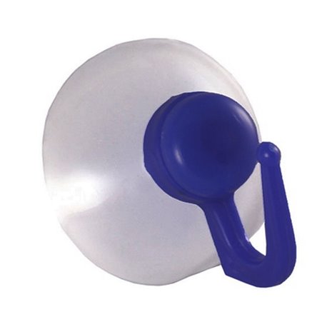 Гачок 1шт на присосках пластик Marcth