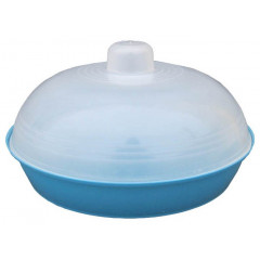 Сухарница хлебница круглая с крышкой