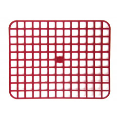 Решітка в раковину жорстка квадратики 31х24см