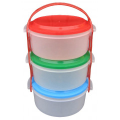 Судочек дорожный пищевой набор 3штх1л