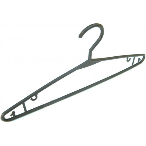 Вішалка плечики №1 прості чорні 