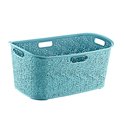 Корзина 08 1072 ажур 40л без крышки бирюза