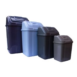 Ведро для мусора Пагро 18л металлик 2