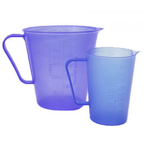 Кружка мерная 1,0 синяя