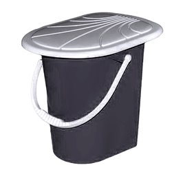Ведро-туалет 17л черный