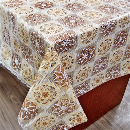 Клеенка 1,32*22м рулон LACE Ажур 075E