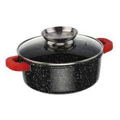 Кастрюля мрамор 1462 круглая 26см 5,2л