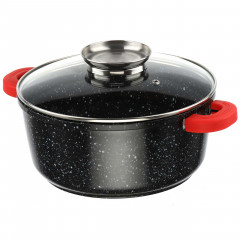 Каструля мармур 1471 кругла 28см 6,7л