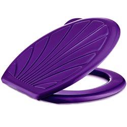 Сидіння для унітазу Ракушка укр фіолет