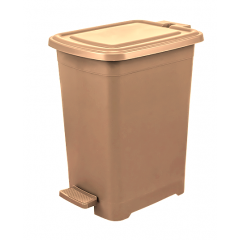 Ведро с педалью SLIM 8л  344 бежевый