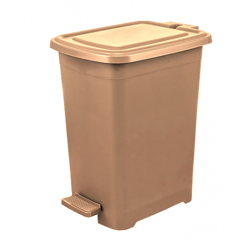 Відро з педаллю SLIM 8л  344 бежевий