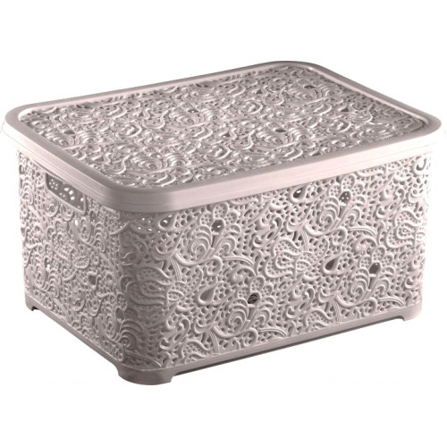 Корзина Elif Ажур №2 377 9,5л с крышкой 