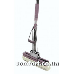 Швабра 2-й отжим 8003 изгиб хром телескоп бежевый