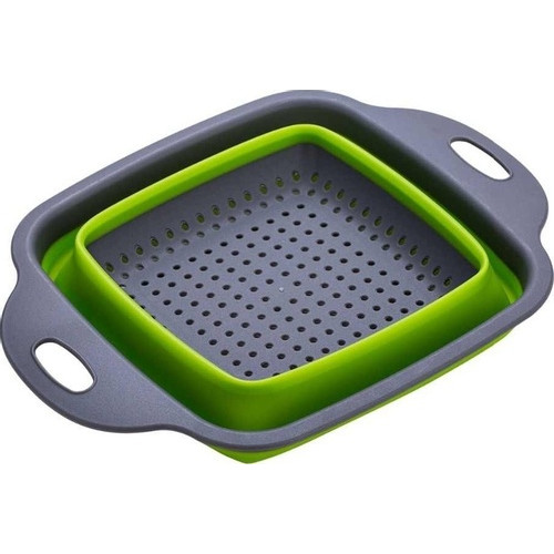Дуршлаг 1976 силикон складной квадратный   