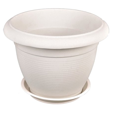 Вазон Рим  8 з підставкою білий