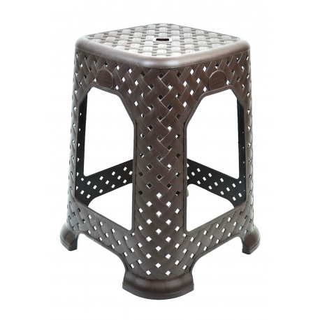 Табурет AK-309 плетінка великий коричневий