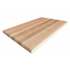 Обробна дошка дерево пряма 26х16,5х1,2 з дубовими вкладами