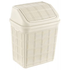 Ведро для мусора 6,5л плетенка 586  2