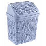 Ведро для мусора 6,5л плетенка 586 