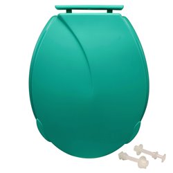 Сиденье для унитаза Универсальное бирюза