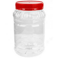 Банка 1л пластикова з кришкою 70795