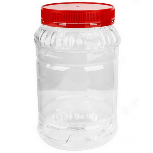 Банка 1л пластикова з кришкою 70795