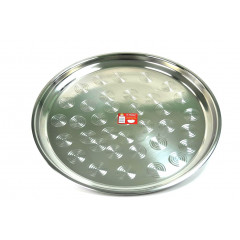 Піднос 0892 круглий 40см нерж  