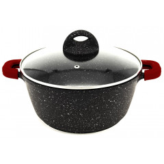 Кастрюля мрамор 1525 круглая 22см 3,2л