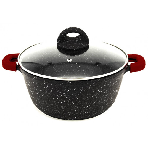 Кастрюля мрамор 1525 круглая 22см 3,2л