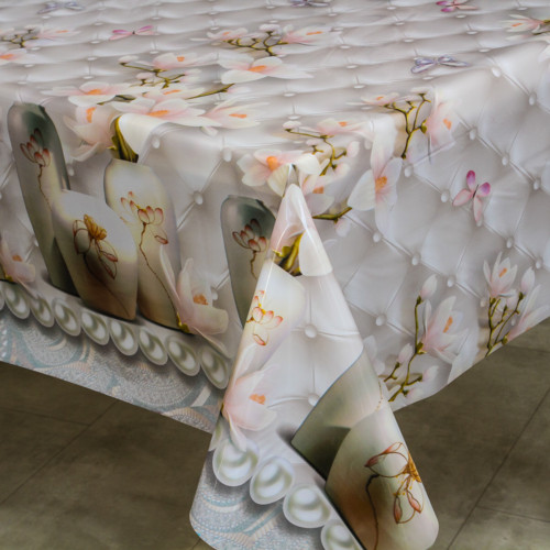 Клейонка 1,37*30м рулон силікон 81326A