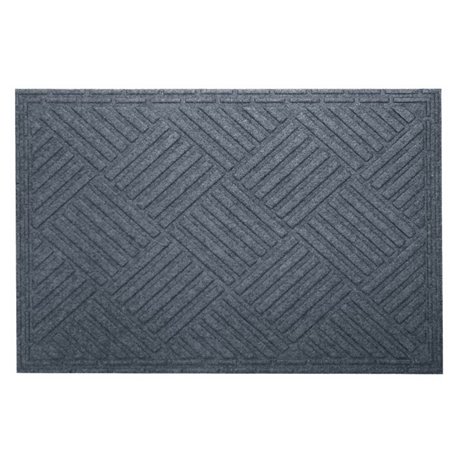 Килимок гума К-501 60х40х0,5 ворс сірий