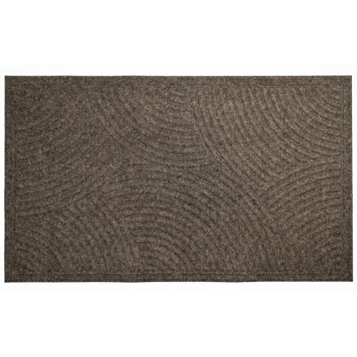 Коврик резина К-501-3 текстильній 60х40х0,5 коричневый