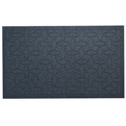 Килимок гума К-502-4 текстильний 75х40х0,5 сірий