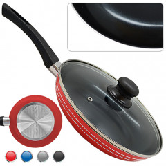 Сковорода кераміка 22см з кришкою МН-0619