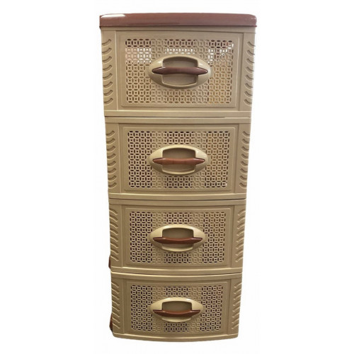 Комод Консенсус 4-яр бежево-коричневий