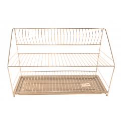 Сушарка для посуду метал Ребро ПТ 2-яр 50см бежевий