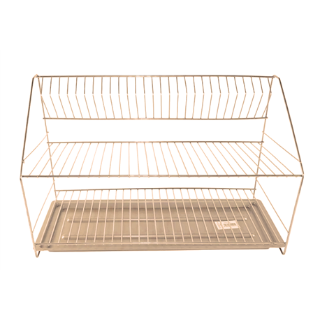 Сушилка для посуды металл Ребро ПТ 2-яр 50см бежевый