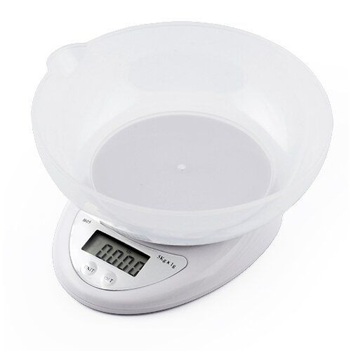 Весы R88494 кухонные электронные с чашей 0-5кг 18х19х8см