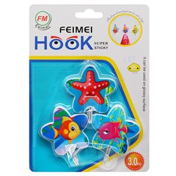 Гачки 1уп-3шт на самоклейці 5,5х5,5см R84686