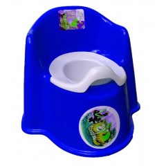 Горщик дитячий стільчик Трон Кс синій