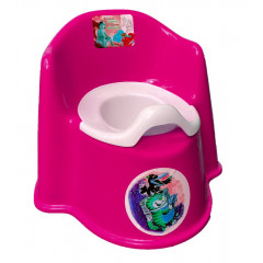 Горщик дитячий стільчик Трон Кс малиновий