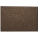 Коврик резина К-504-1 текстильный 120х80х0,5 коричневый