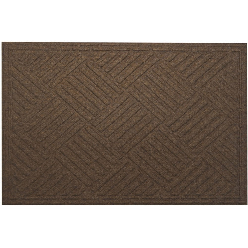 Килимок гума К-702 75х45 ворс коричневий