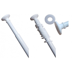 Карниз 2,2м R белый