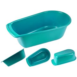 Ванночка 45л Глибока конус бірюза